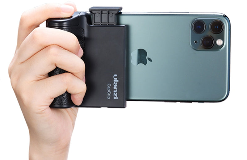 Wireless Bluetooth Smartphone Selfie Booster Handle Grip Phone Stabilizer Stand Holder Shutter Release 1/4 Screw