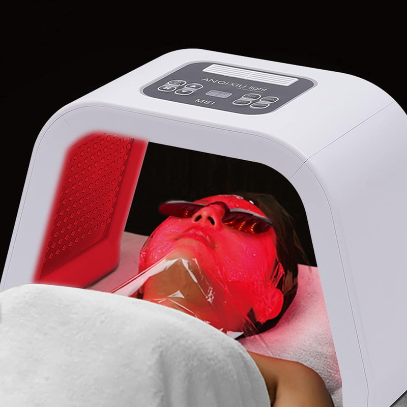 LED Light Therapy Machine, Skin Care Machine 7 Color SPA Equipment Multifunctional Beauty Machine for Women Home Salon