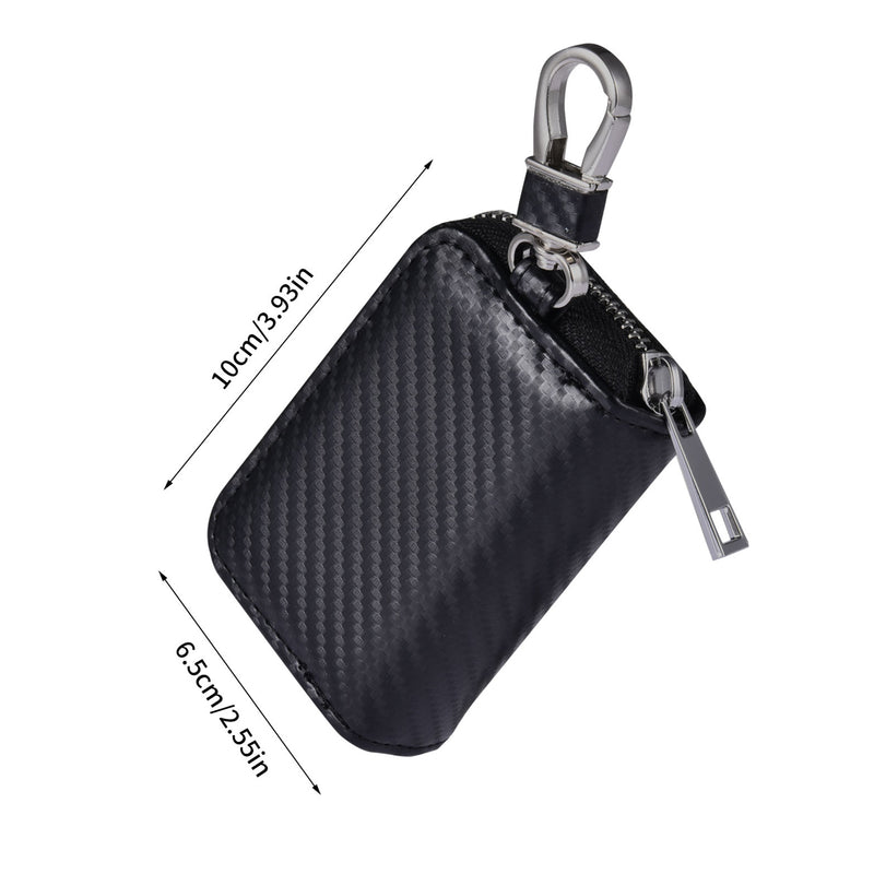 Custom Car Key Fob Leather Case With Your Logo, Fob Cover Protector, RFID Signal blocking Holder Keychain For Ford, Mercedes, Toyota, Lexus, Honda
