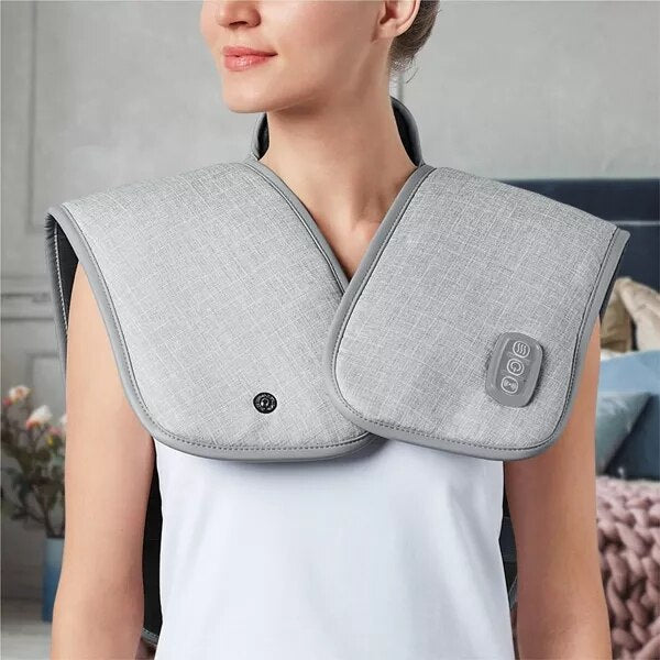 Relief Wrap, Heated Neck And Shoulder Massager
