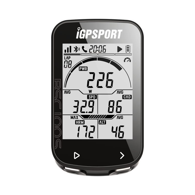 GPS Bike Computer Wireless Cycling Computer Waterproof Compatible with Heart Rate Speed Meter Cadence Sensor