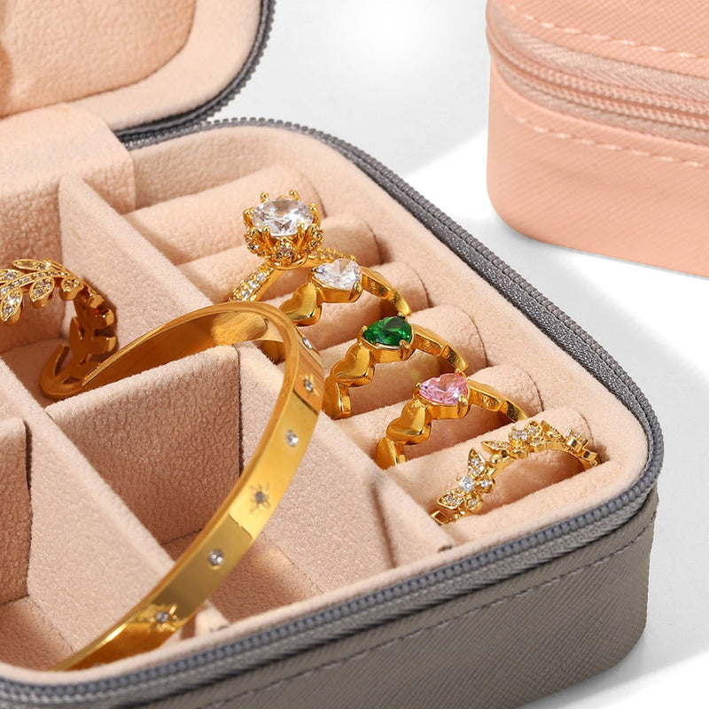 DELUXE JEWELRY CASE PINK