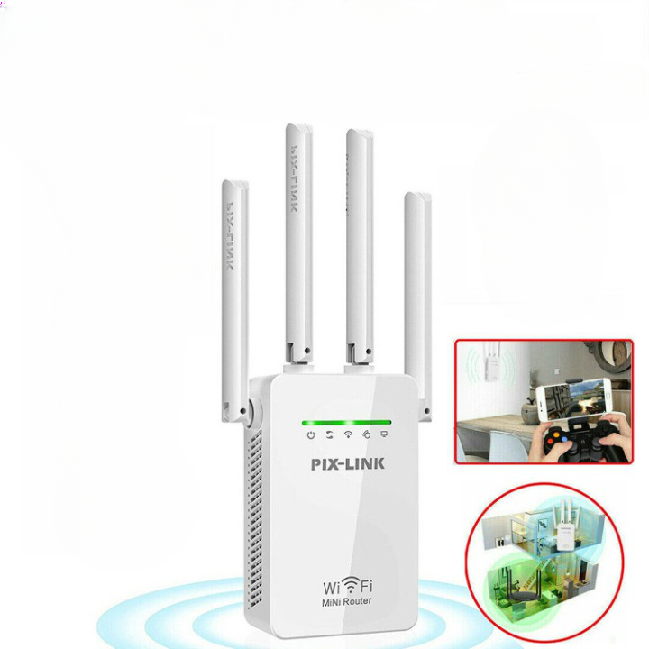 Strong 1200Mbps WiFi Range Extender Repeater Wireless Amplifier Router Signal Booster