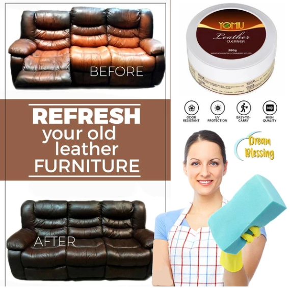 Multifunctional Leather Refurbishing Cleaner and conditioner
