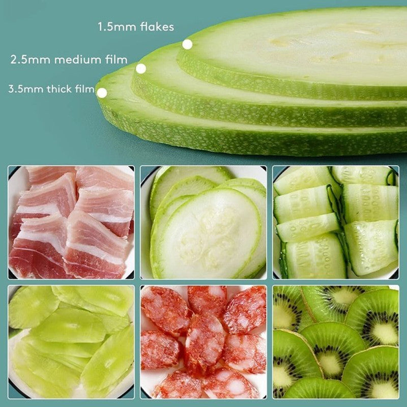 Vegetable Fruits Slicer, Kitchen Chopping Artifact, Multifunctional Safe Cutter