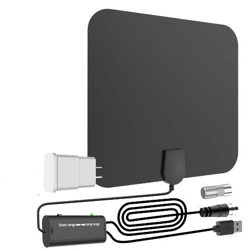 300 Miles Indoor Digital Amplified HDTV Antenna W/ Signal Booster 4K 1080P HDTV Amplified Signal