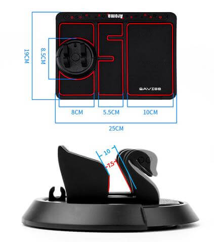 NON-SLIP multifunctional Phone Sticky Pad For Car Anti-Slip Dash Mat Holder
