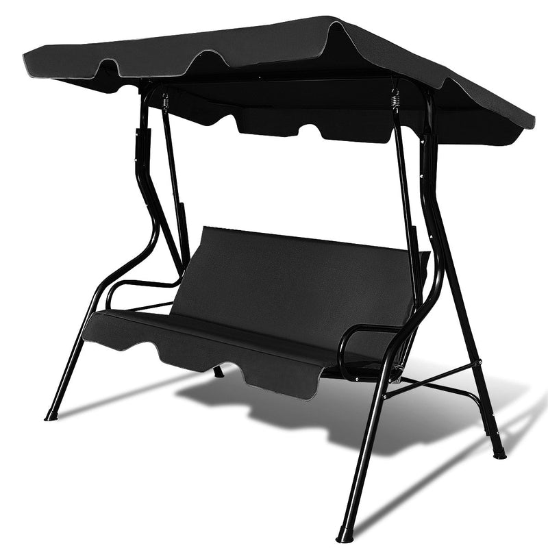Patioswing, Swing Chair Outdoor With Canopy Hanging Patio Porch Swing Chair