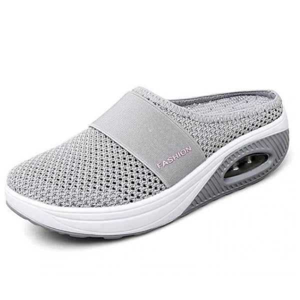 Orthopedic Walking Shoes for Women- Breathable Lightweight Air Cushion Slip-on Walking Slippers