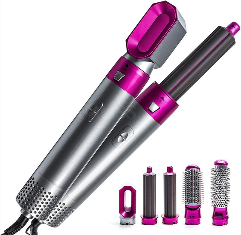 5 in 1 Air Wrap Complete Hair Styler, Professional Swift Curler Dryer Brush, Multifunctional Dupe Airflow Tool