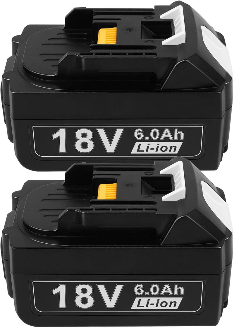 For Makita 18V 6.0Ah LXT Lithium-Ion BL1830 BL1850 BL1860 tool Battery-2Pack
