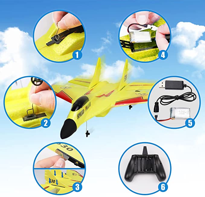 Tiktok RC Airplane Flight Toy For Kids. Sea, land and sky three habitats RC remote Airplanes