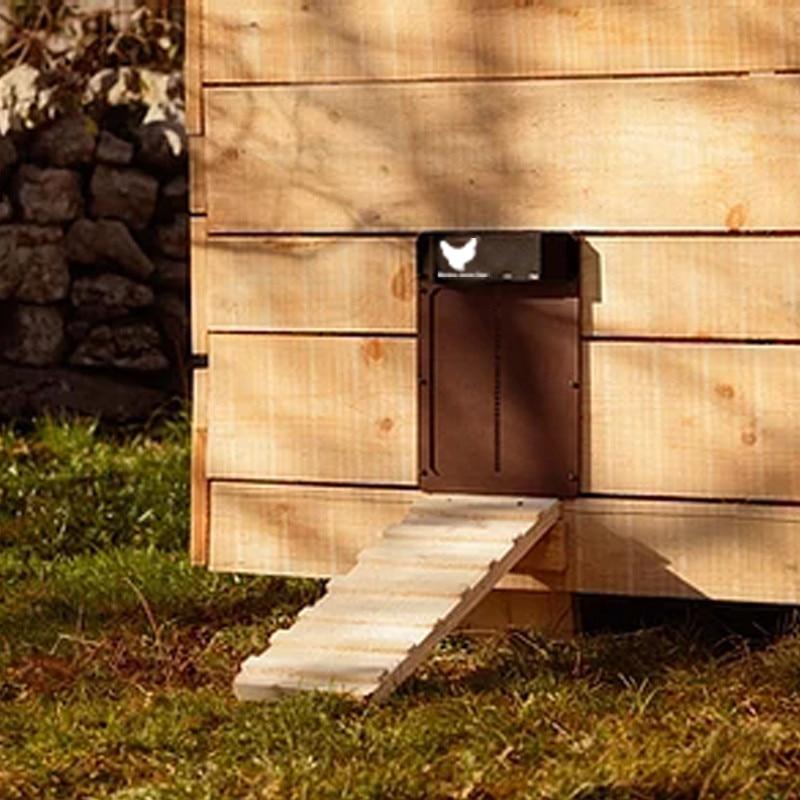 Automatic Chicken Coop Door, Solar Light Sensor Auto Hen Guard Door Opening Timer