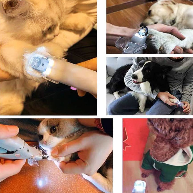 Best Dog Nail Clipper With Quick Sensors, with Sensor, LED Night and Nail Catcher, Safe & Easy To Trim Your Dog's Nails