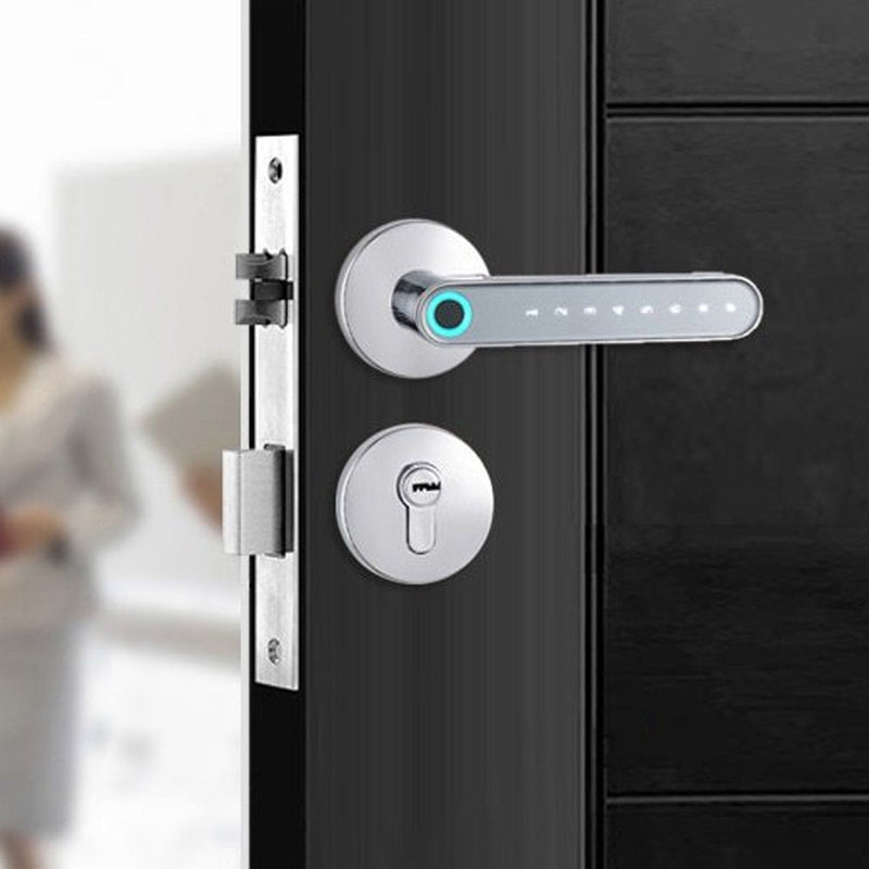 Smart Door Lock, Fingerprint Door Locker Mobile App Door Lock With Passcode and Fingerprint