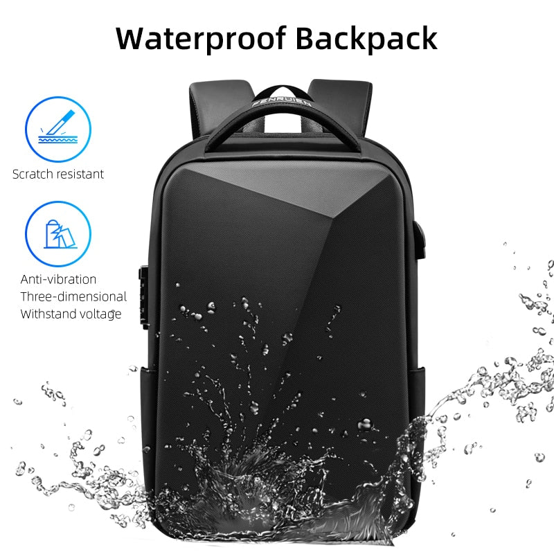 Laptop Backpack Anti-theft Waterproof School USB Charging Travel Bag Design