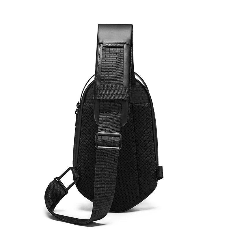 Bange Anti-Theft Hard Shell Sling Bag, Hard Shell Sling Crossbody Bag Backpack Anti-theft TSA Lock Waterproof Scratch-proof