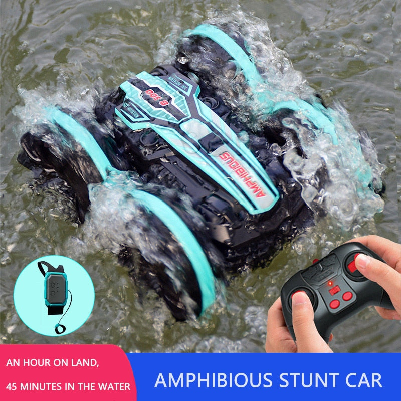 AMPHIBIOUS Stunt RC Double-sided Tumbling Car 2.4G