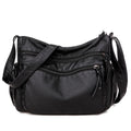 Vintage Women Shoulder Tote Bag Pu Leather Crossbody Bag Soft Women Purse Multi-pockets Messenger Bag Designer Flap Bag Lady Handbag