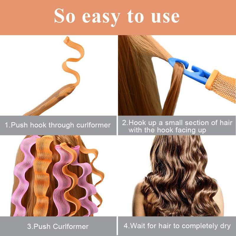 DIY Magic Hair Curler Set
