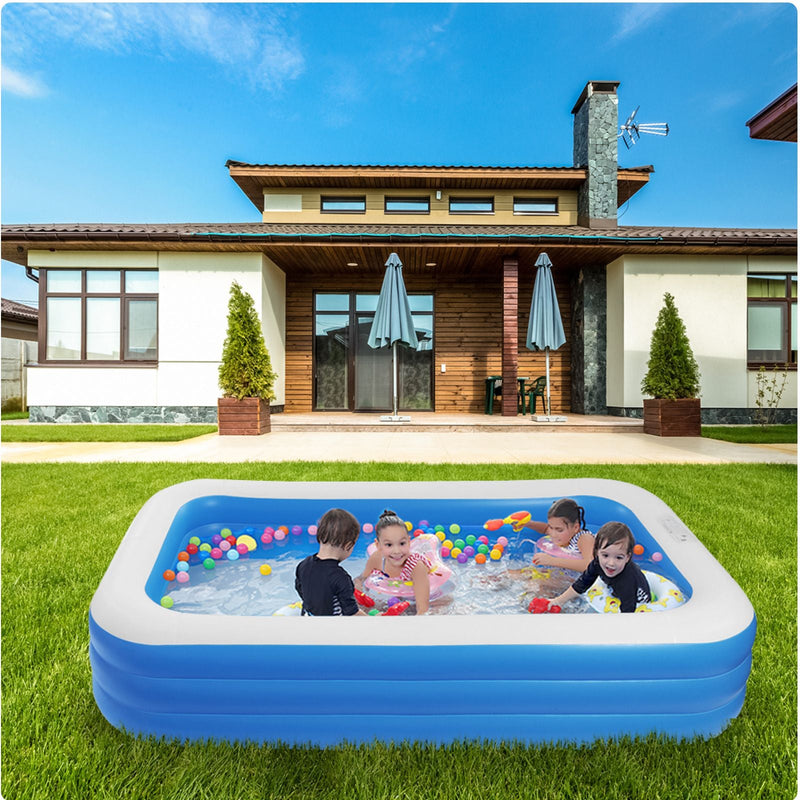 Inflatable Swimming Pool, kiddie & baby above ground Plastic Inte Pool