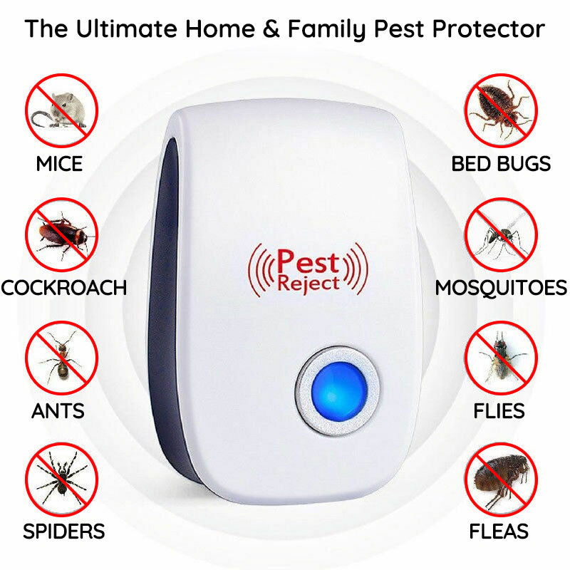 Ultrasonic Mice Repeller Pest- Get Rid Of Mice In 48 Hours Or It's FREE