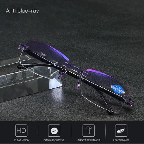 Anti-blue Light Progressive Bifocal Reading Glasses