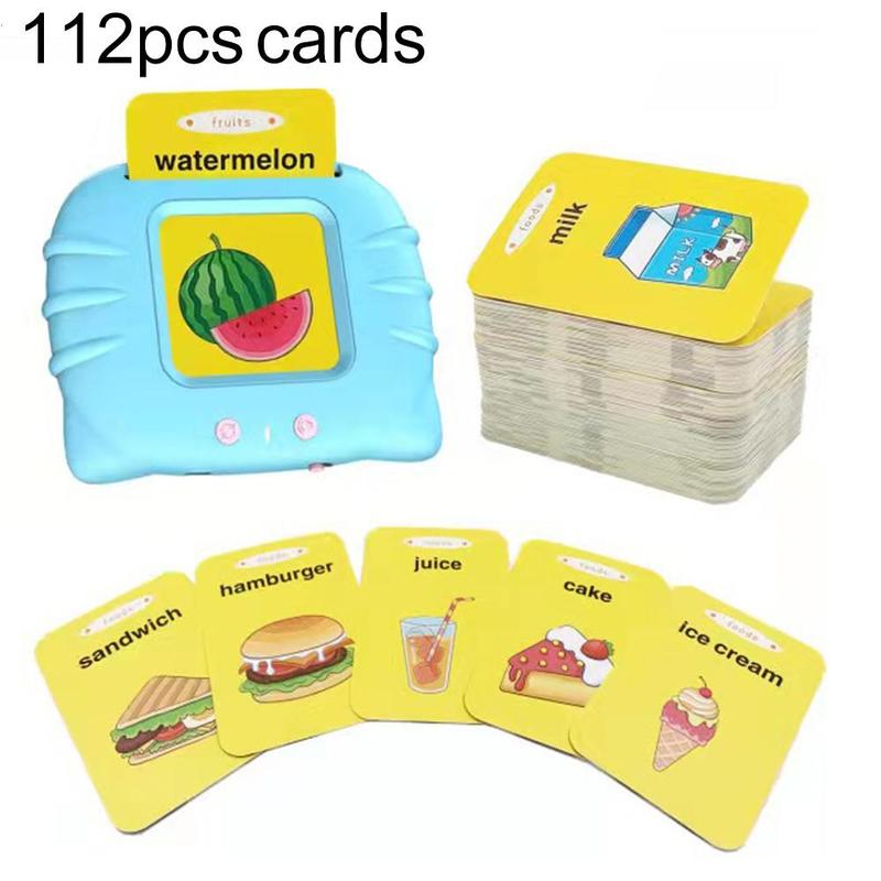 Audible Flashcards For Children, Talking Learning-Cards Reader, Educational Toys for Toddlers & Kids