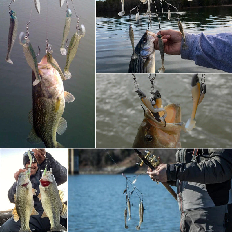 Umbrella Rig Fishing Lure, Alabama Tripod Bass Baits