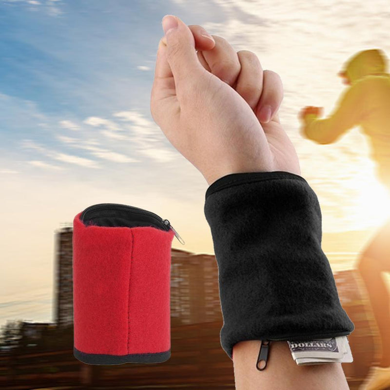 Multifunctional Running Bags Cycling Pocket Wrist Band Wallet Safe Storage Wallets Zipper Wrist Ankle Wrap Sport Strap