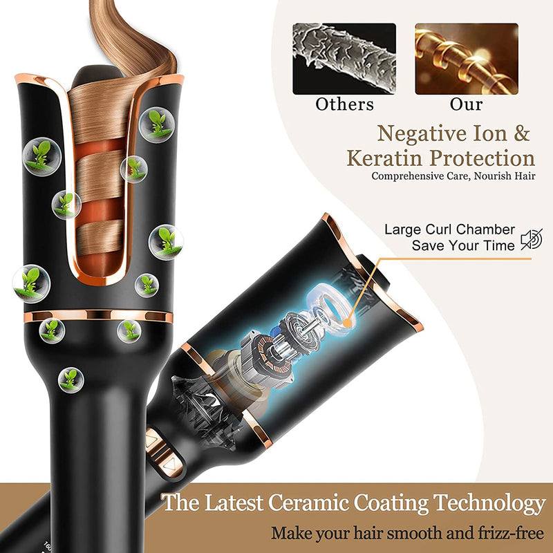 Multi-Automatic Hair Curler Hair Curling Iron LCD Ceramic Rotating Hair Waver Magic Curling Wand Irons Hair Styling Tools