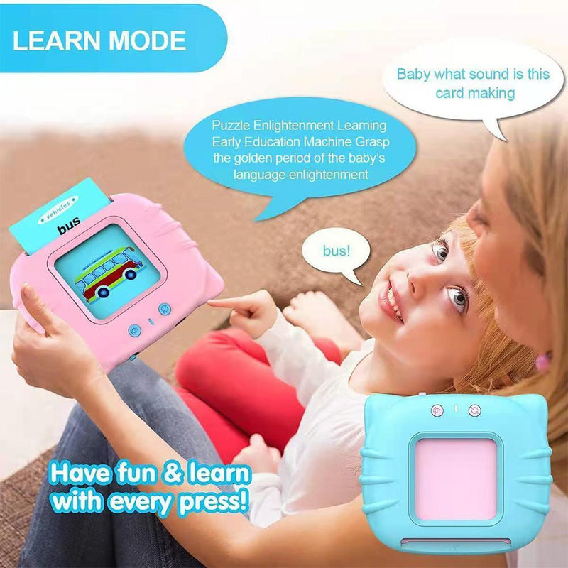Audible Flashcards For Children, Talking Learning-Cards Reader, Educational Toys for Toddlers & Kids