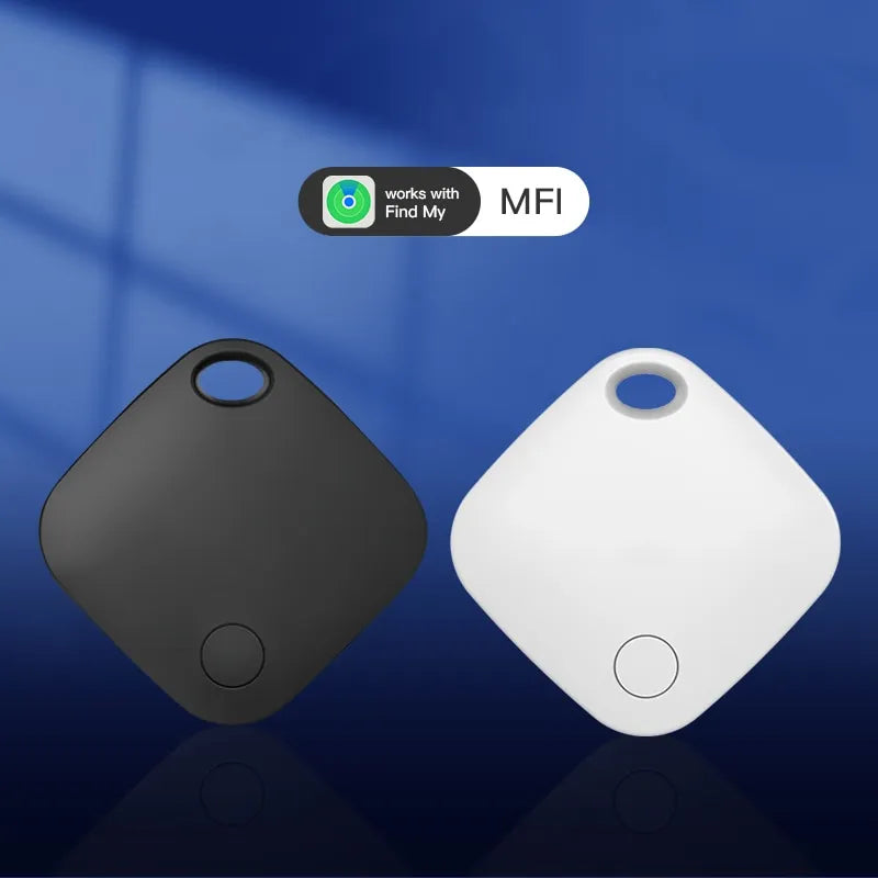 Smart Bluetooth Tracker Works with Find My APP Anti Lose Reminder Device for Iphone Tag Replacement Locator MFI Rated