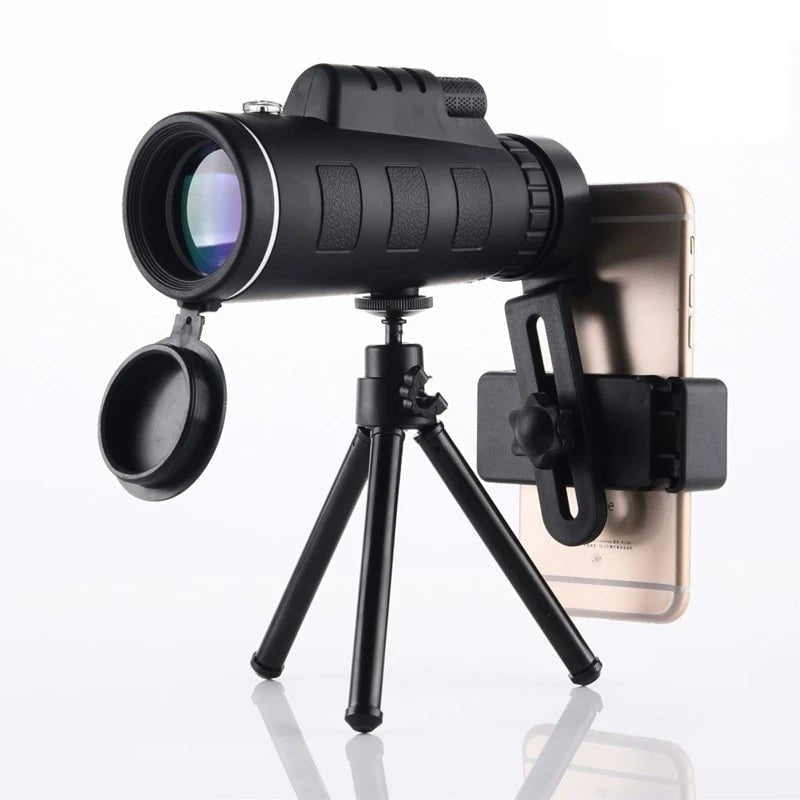 Starscope HD Monocular  With Smartphone Holder & Tripod - Waterproof Monocular Telescope
