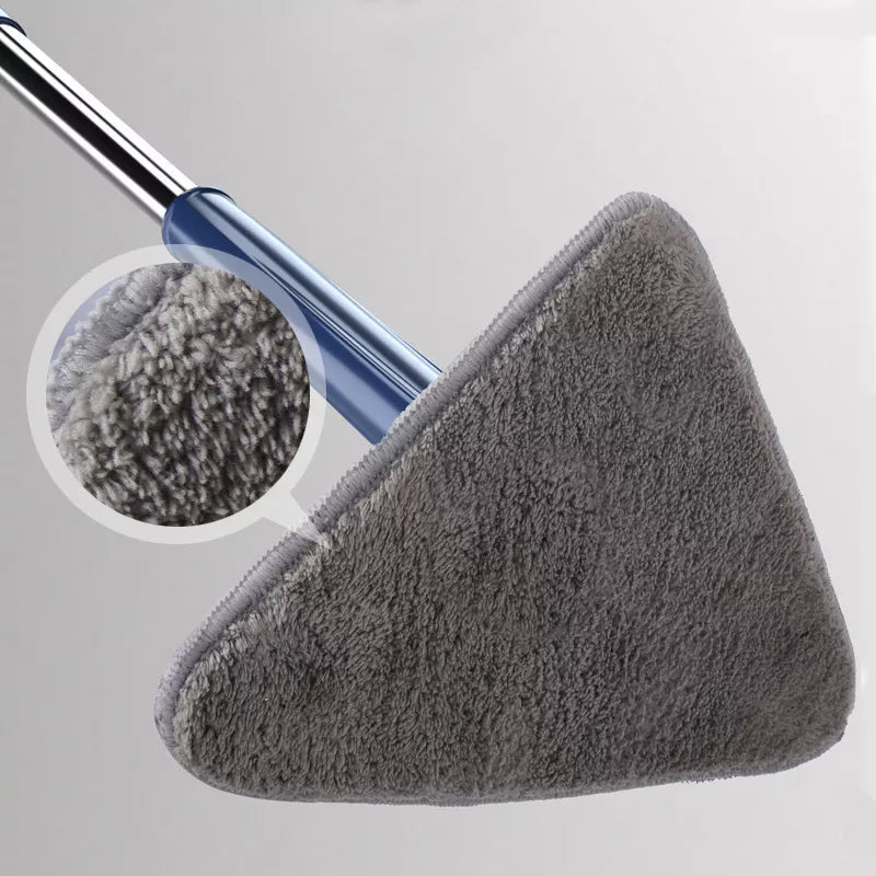 360° Rotating Mop For Cleaning, Triangle Head With Water Squeezing Function