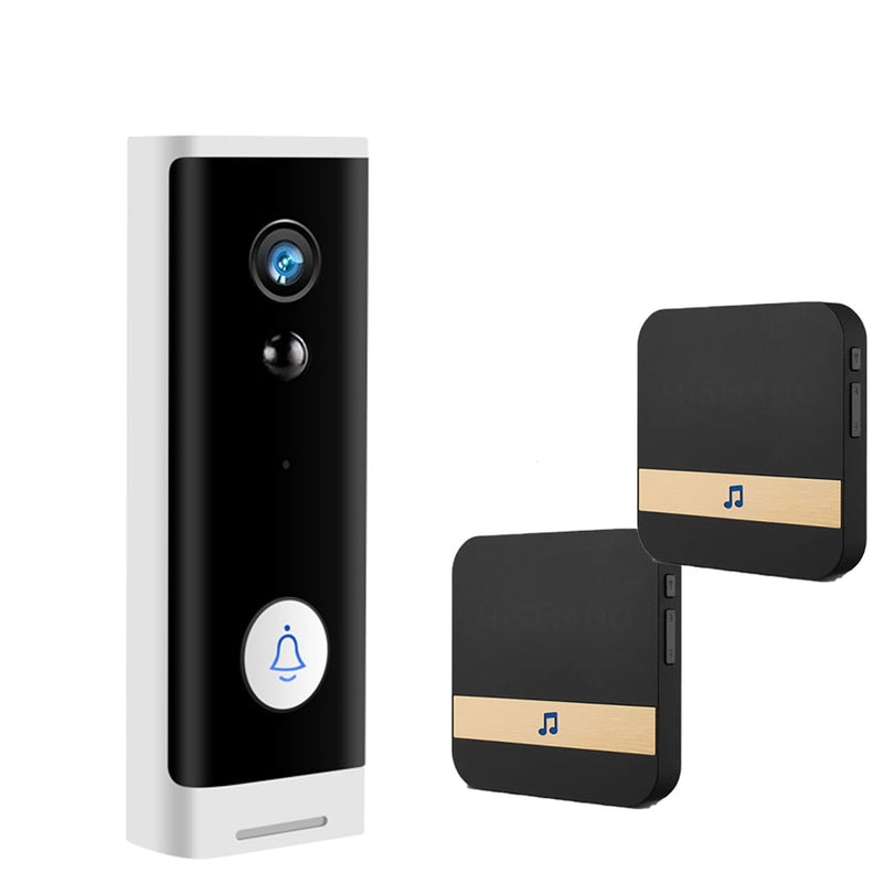 Wireless Doorbell Camera: 1080P Smart Home Doorbell Camera WiFi Wireless Door Bell Video cam for Home Security IP Camera Outdoor