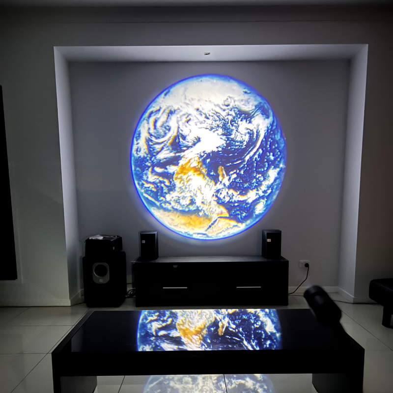 2 in1 Moon Earth Projection LED Lamp, Night Light Projector
