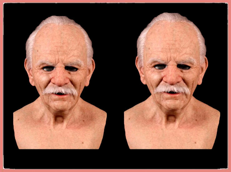Metamorphose Mask (Another Me - The Elder Man) Old man mask for Halloween