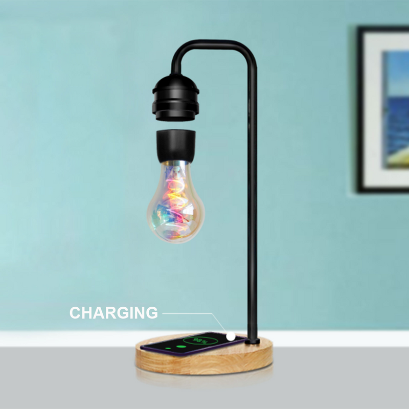 Wireless Charging Magnetic Levitation LED Light Bulb