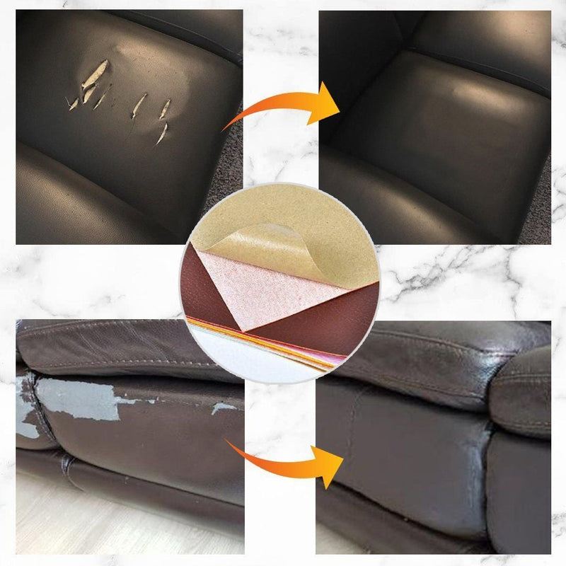 Lia Quick Fix Leather Repair Patch For Sofa, Chair, Car Seat, Bag & Others