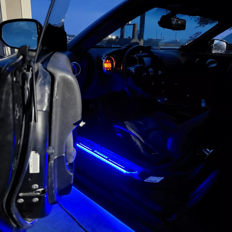 LED Door Sills Pro, Customized Illuminated Car Door Strips Light