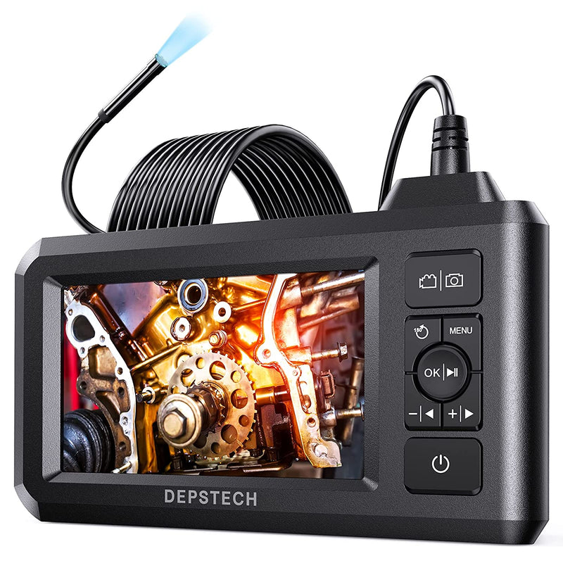 Industrial Endoscope, 1080P HD Digital Borescope with 4.3" LCD Screen 16.5ft