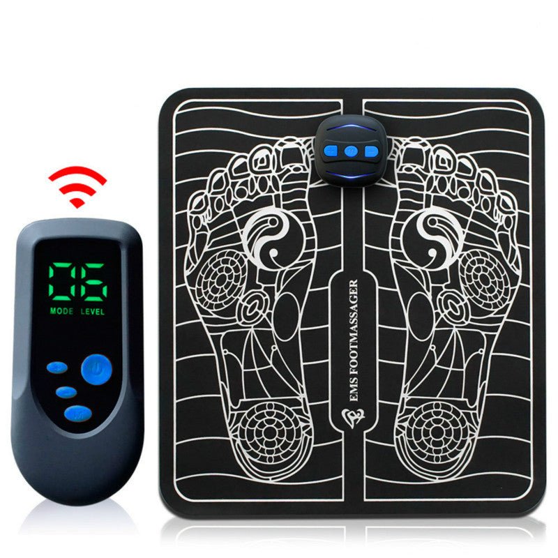 Electric Muscle Stimulator EMS Foot Massager Bioelectric Therapy Acupoint Massaging Body Shaping Mat For Varicose Veins