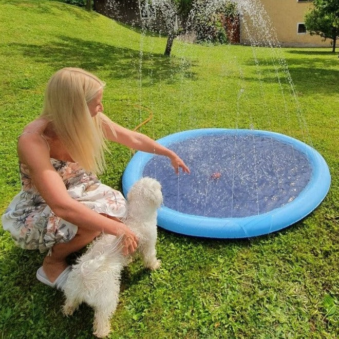 The Splashy Mat, Summer Sprinkle Pad for Pets and Kids