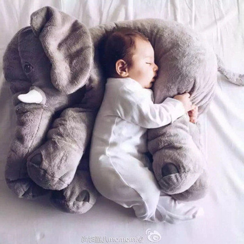 Big Elephant Plush Sleeping Toy, Stuffed Hugging Baby Elephant Plush Pillow