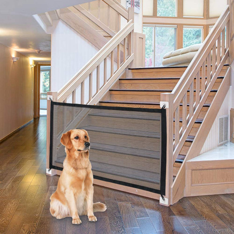 Retractable Dog Gate, folding pet isolation obstacle safety fence, Stairs Gate For Baby
