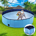 Dog & kids Swimming Pool, Foldable Large Doggy Swimming Pools, Blue & Red Bath Pool