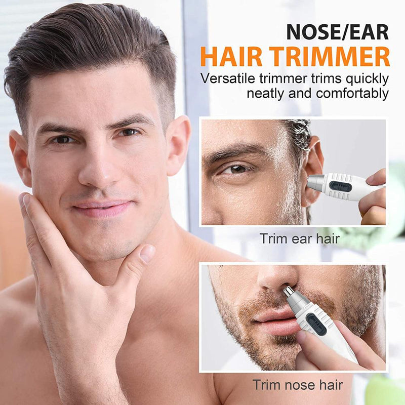 Ear & Nose Hair Trimmer Clipper, Painless Nasal and Ear Cavity Trimmer; Scissor, cutter