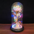 Galaxy Rose, Glass Rose, Enchanted Galaxy Rose In A Glass Dome, Beauty and the Beast Rose, Glowing Led Rose,