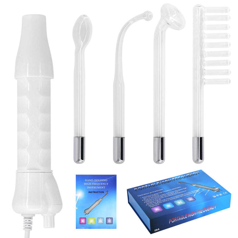 Skin Care Wand Device, Therapy Wand Machine High Frequency Facial Machine Portable Handheld Electric Face Skin Tightening Beauty Device